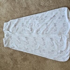 Halo Fleece Sleep Sack Large White Zoo Animals 6-12M